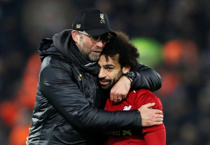 Mohamed Salah je osrečil Jürgena Kloppa. | Foto: Reuters
