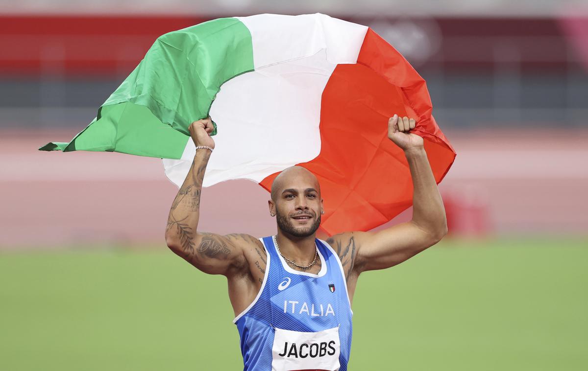 Lamont Marcell Jacobs | Italijan Lamont Marcell Jacobs je na prestolu olimpijskega kralja teka na 100 m nasledil Usaina Bolta. | Foto Guliverimage