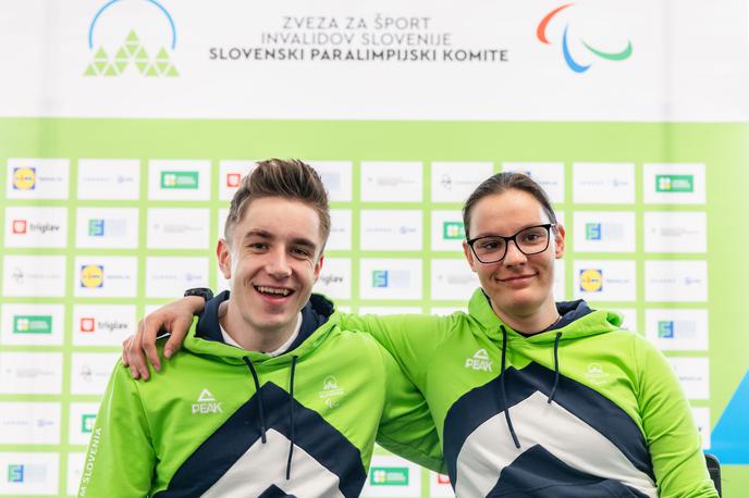 Tabea Dolžan, Jernej Slivnik | Jernej Slivnik in Tabea Dolžan | Foto Zveza za šport invalidov Slovenije