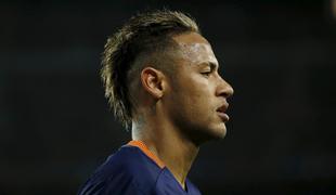 Neymar ob 100 tisoč evrov