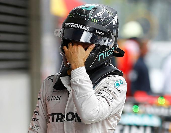 Nico Rosberg je bil s tokratnim razpletom seveda nezadovoljen. | Foto: 
