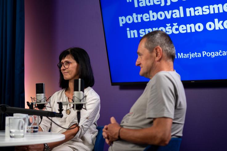 Marjeta in Mirko Pogačar sta vesela, da je ob Tadeju Urška Žigart, prav tako uspešna slovenska kolesarka.  | Foto: Liam Toni Šironjič