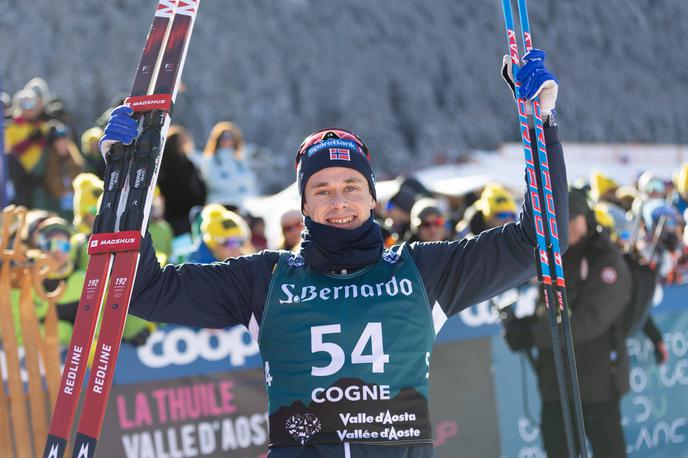 Amundsen Harald | Harald Oestberg Amundsen je zmagovalec 10-kilometrske preizkušnje za svetovni pokal v prosti tehniki v italijanskem Cognu.  | Foto Guliverimage