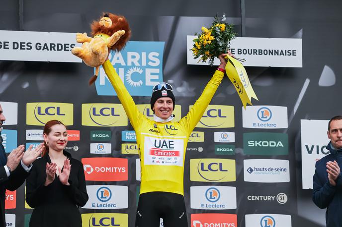 Tadej Pogčar, Pariz-Nica | Tadej Pogačar je zmagovalec 4. etape in novi vodilni na Dirki pariz-Nica. | Foto A.S.O./Aurélien Vialatte