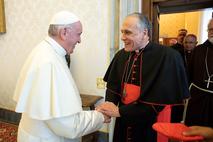 Papež Frančišek in kardinal Daniel DiNardo