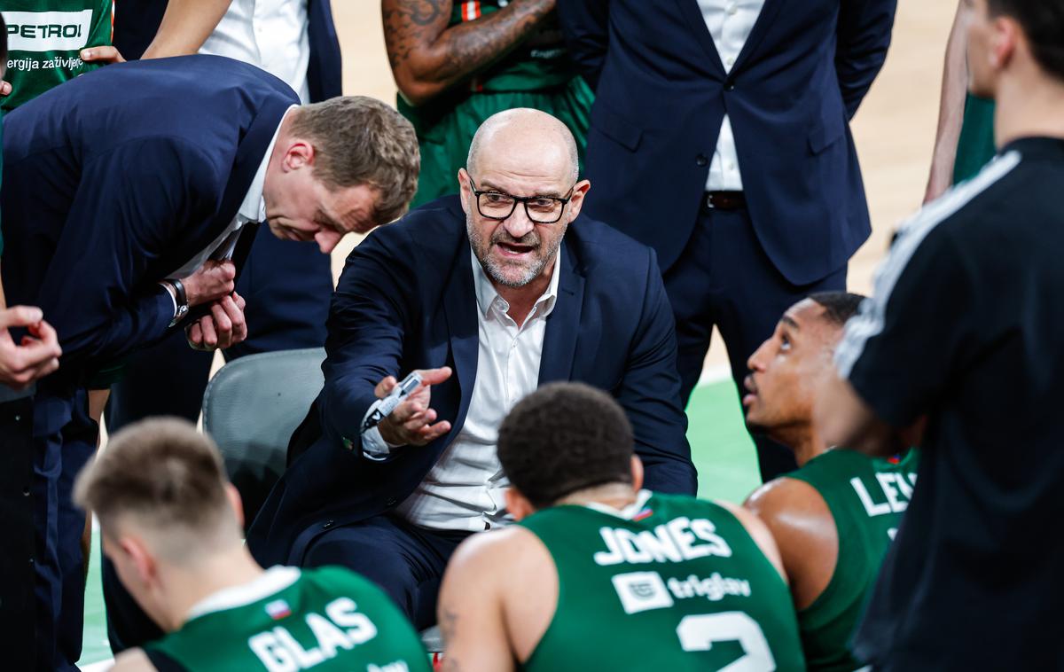 Cedevita Olimpija : Partizan | Cedevita Olimpija je prvo tekmo proti Šenčurju dobila po podaljšku. | Foto Aleš Fevžer