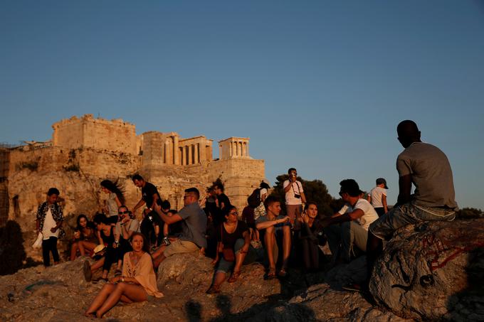 Mesto z znamenito Akropolo bo v sredo v središču evropskega nogometnega dogajanja. | Foto: Reuters