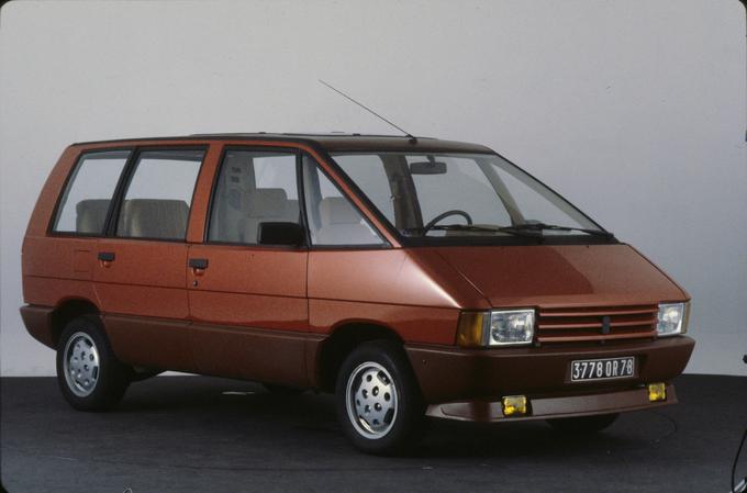 Prvo generacijo espacea je Renault izdelal leta 1983 in jo leto pozneje poslal na cesto. 
 | Foto: Renault