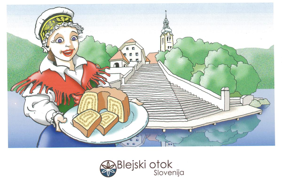 Razglednica z Blejskega otoka | Foto Majda Širca