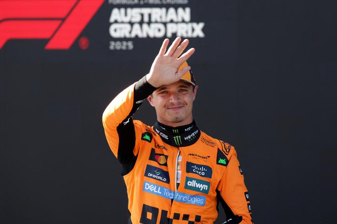 Lando Norris | Lando Norris bo enajsto dirko sezone začel s prvega štartnega mesta. | Foto Reuters