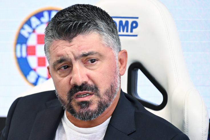 Gennaro Gattuso je s seznama kandidatov za nedeljsko tekmo v Zagrebu odstranil Ivana Perišića, nato pa pojasnil, da mu je igralec pred 20 dnevi prišel v pisarno izrazit željo, da bi zapustil klub. | Foto: Guliverimage