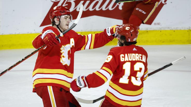 Johnny Gaudreau je k zmagi prispeval pet podaj. | Foto: Guliverimage/Vladimir Fedorenko