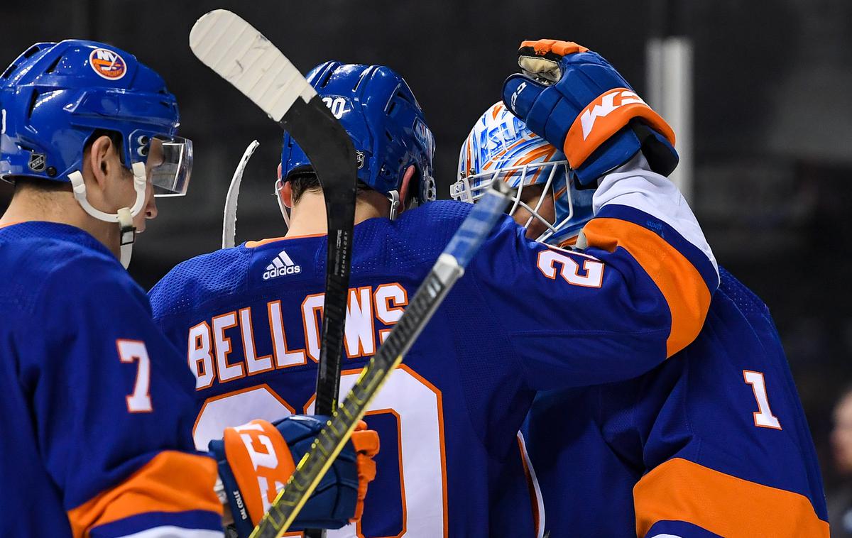 Kieffer Bellows Islanders New York | Kieffer Bellows je proti LA Kings uresničil sanje in dosegel prva zadetka v ligi NHL. | Foto Reuters