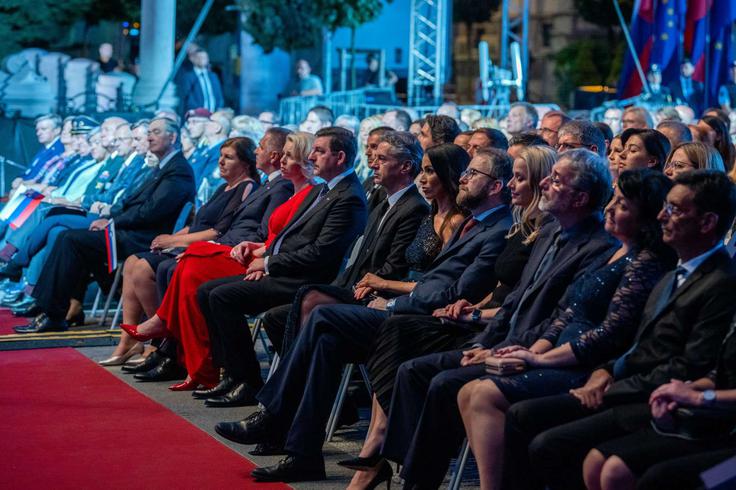 Proslava ob dnevu državnosti | Foto: Matic Prevc/STA