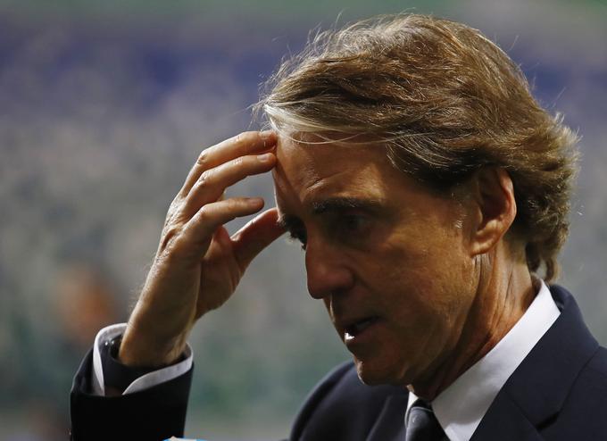 Če bo hotel Roberto Mancini popeljati Italijo v Katar, bo moral zadnji teden marca 2022 dobiti dve tekmi. | Foto: Reuters