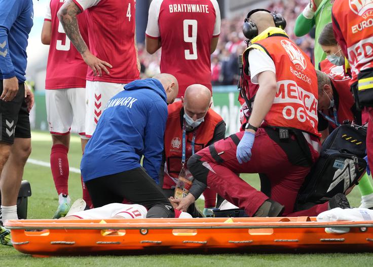 Christian Eriksen je v soboto prestrašil nogometni svet.  | Foto: Guliverimage/Vladimir Fedorenko
