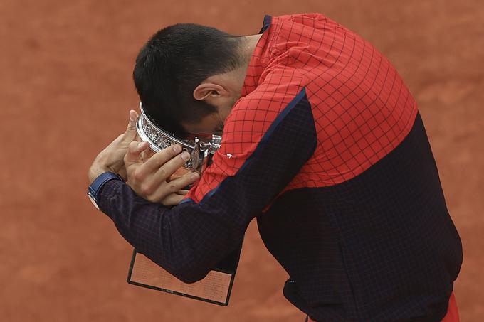 Novak Đoković je letos še tretjič zmagal na OP Francije. | Foto: AP / Guliverimage