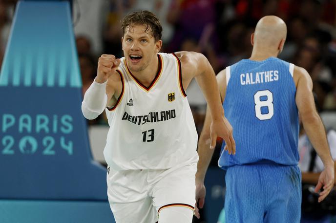 Moritz Wagner | Nemci so se kot prvi uvrstili v polfinale, potem ko so preskočili Grčijo. | Foto Reuters