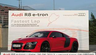 Audijev električni R8 z rekordom na Nordschleifu
