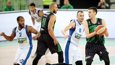 Olimpija za slovo ugnala Zadar, Budućnost po zmagi prehitela Cedevito