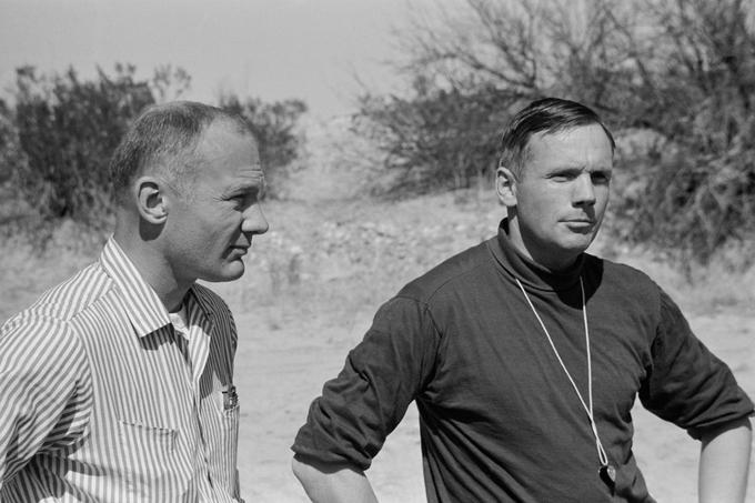 Buzz Aldrin (levo) in Neil Armstrong (desno). Čeprav je čast biti prvi človek na Luni dobil Armstrong, ne Aldrin, je bila raven profesionalizma med astronavti tako velika, da Edwin Neilu tega nikoli ni zameril. | Foto: Reuters