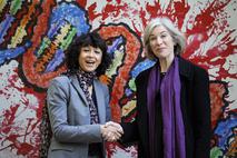 Emmanuelle Charpentier in Jennifer Doudna