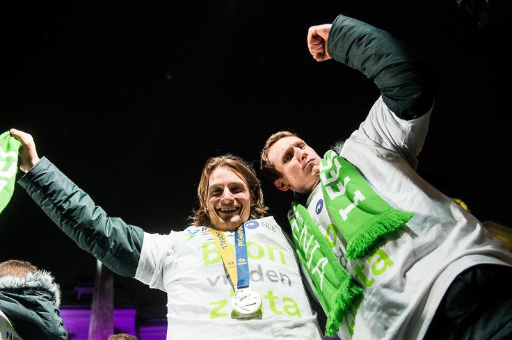 Jure Dolenec in David Miklavčič | Foto: Vid Ponikvar