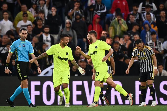 Sassuolo je s 4:2 odpravil Juventus. | Foto: Reuters