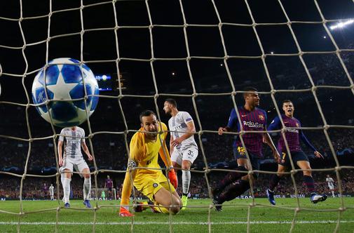 Handanović poražen iz Barcelone, Oblak se potolčen vrača v Madrid