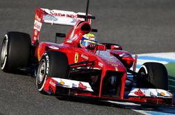 Olajšanje v Ferrariju: F138 kot z drugega planeta