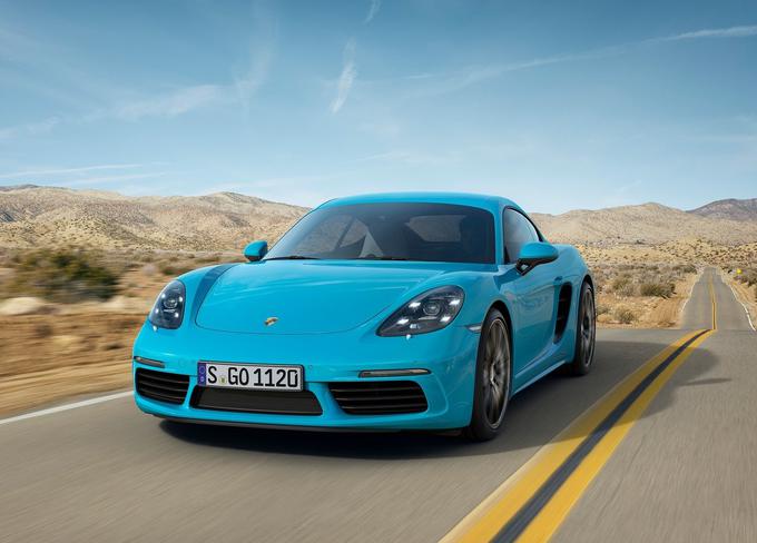 Porsche 718 cayman je trenutno najcenejši avtomobil znamke Porsche. V Sloveniji stane od 58 tisoč evrov naprej.  | Foto: Porsche