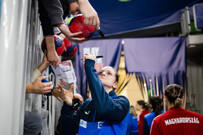 EHF Euro2022: Slovenija - Madžarska, slovenska ženska rokometna reprezentanca Ana Gros | Ana Gros je na povratni tekmi k zmagi in napredovanju Györa v polfinale prispevala deset golov. | Foto Grega Valančič/Sportida