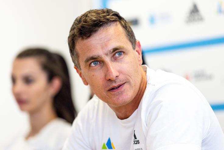 "Ne glede na dolgo in naporno sezono želimo na zadnji tekmi še vseeno nekaj pokazati," pravi selektor slovenske vrste Gorazd Hren. | Foto: Matic Klanšek Velej/Sportida