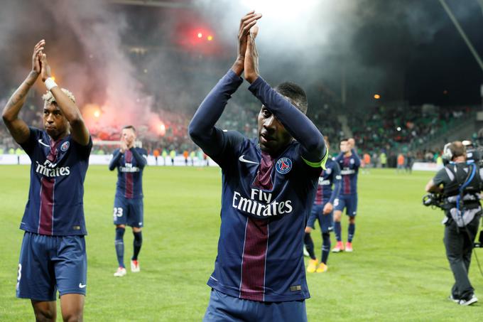 Francoski reprezentant se poslavlja od pariškega kluba. | Foto: Reuters