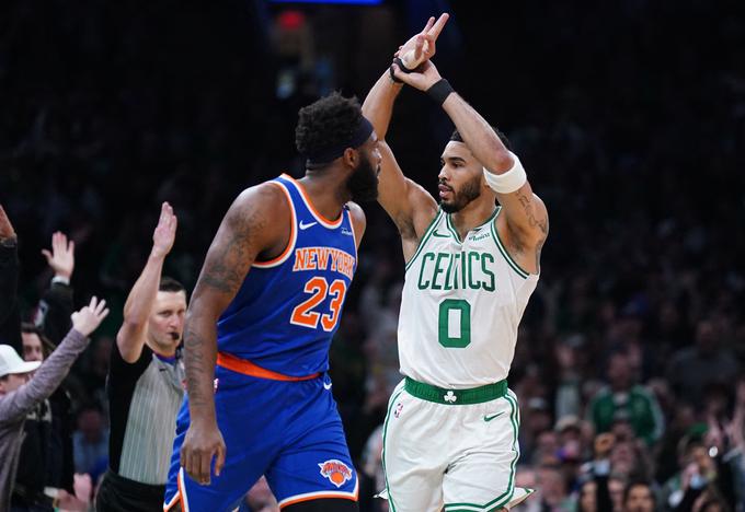 Jayson Tatum je iz igre metal 7/23, zadel je štiri trojke iz 15 poskusov. | Foto: Reuters