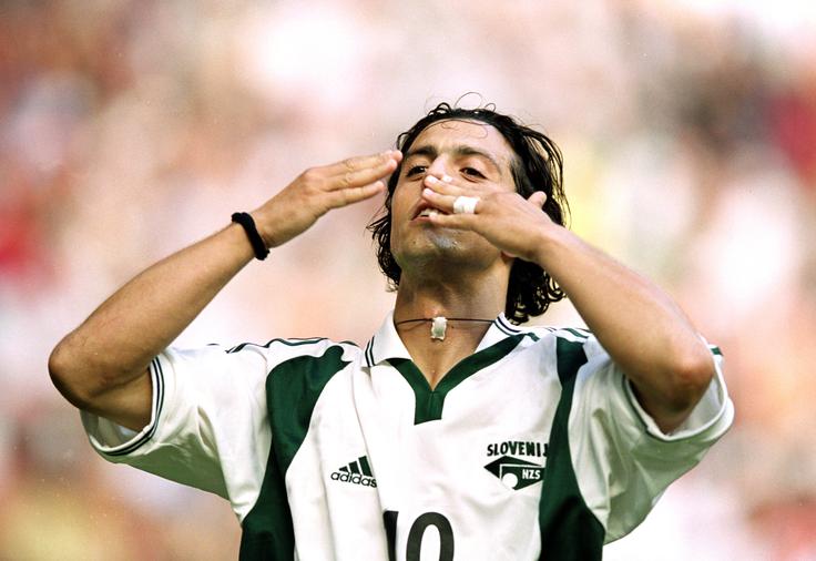 Zlatko Zahović je za Bežigradom popeljal Slovenijo v vodstvo, a so Norvežani hitro vrnili udarec. | Foto: Guliverimage/Getty Images