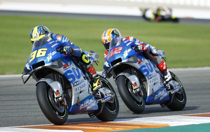 Joan Mir in Alex Rins sta poskrbela za odmeven uspeh Suzukija. | Foto: Reuters