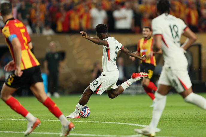 Tyrique George | Nogometaši Chelsea so v Philadelphii s 3:0 premagali tunizijske Esperance in napredovali v osmino finala. Tretji gol je dosegel Tyrique George. | Foto Reuters