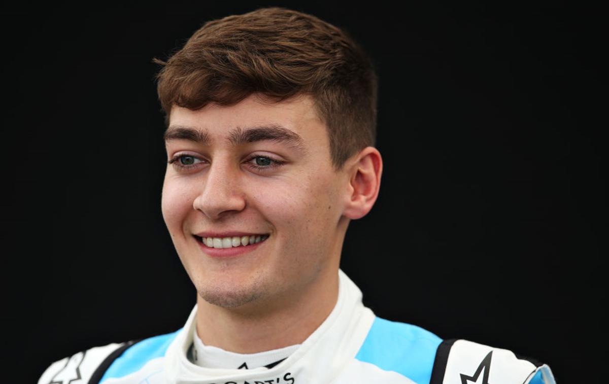 George Russell | George Russell se je zmage na virtualni dirki razveselil. | Foto Getty Images