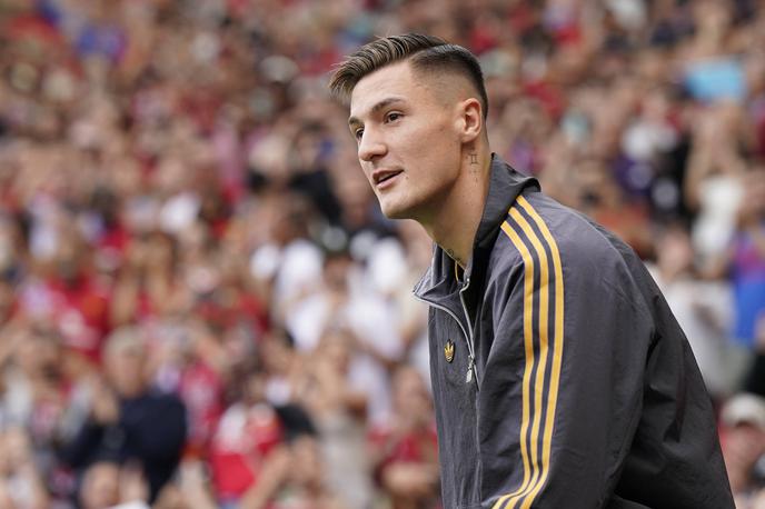 Benjamin Šeško Manchester United | Benjamin Šeško je s prestopom na Old Trafford spravil v dobro voljo številne nekdanje klube. | Foto Guliverimage