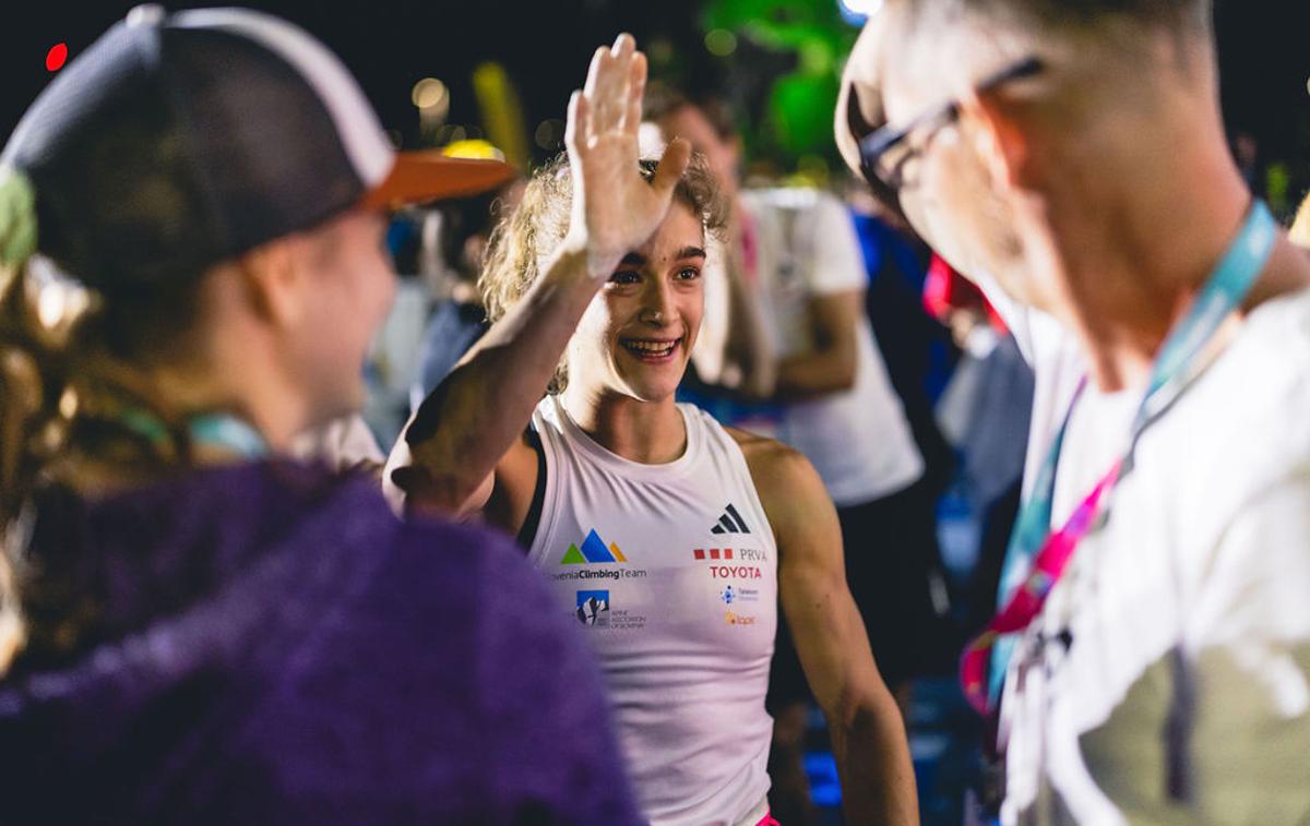 Lucija Tarkuš | Lucija Tarkuš je dosegla nov velik mejnik v slovenskem športnem plezanju. | Foto Grega Valančič