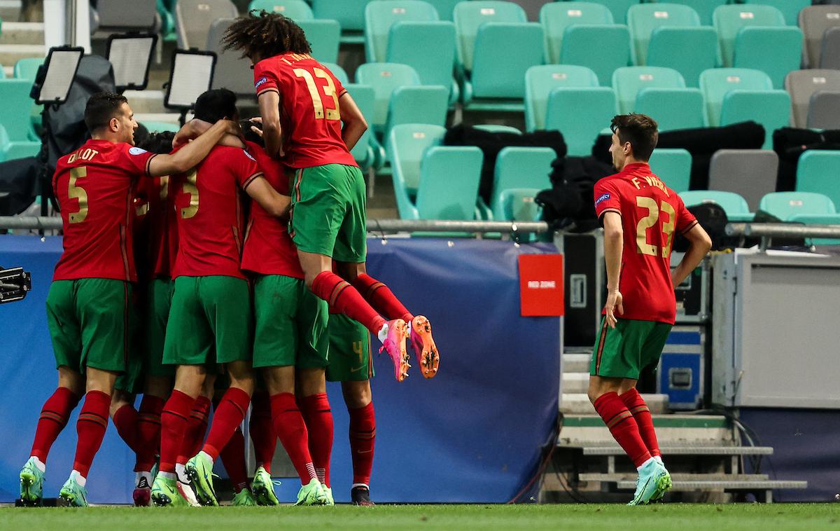 Portugalska U-21 | Portugalci se bodo v nedeljskem finalu udarili z Nemci. | Foto Vid Ponikvar