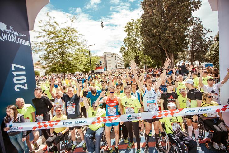 Številni Slovenci bodo tek Wings For Life World Run odtekli v Zadru, kjer bo na štartu kar 9.000 tekačev. | Foto: Red Bull Content Pool
