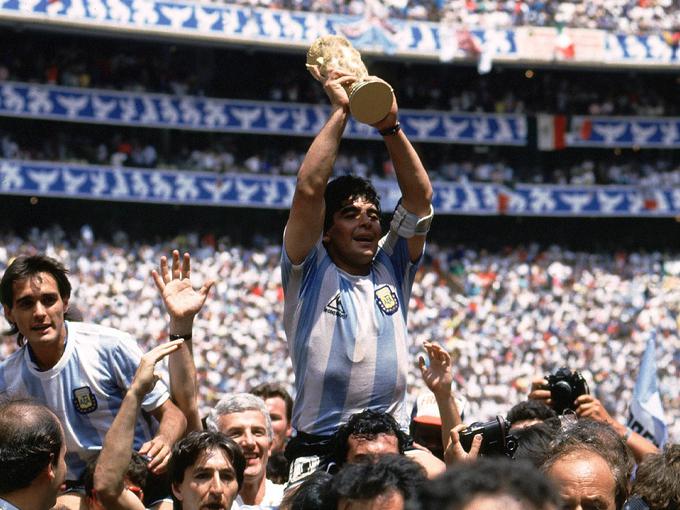 Diego Armando Maradona, veliki junak argentinskega nogometa, je popeljal gavče do svetovnega naslova leta 1986 v Mehiki. | Foto: Guliverimage/Vladimir Fedorenko