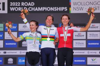 Ellen van Dijk znova svetovna prvakinja, Urška Žigart do 28. mesta