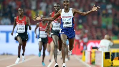 Farah odbil napad Kenijcev, Renner v finalu z novim rekordom, Gatlin hitrejši od Bolta