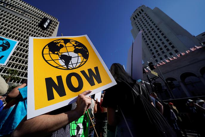 Klimatske spremembe | Po svetu se vrstijo pozivi k prepoznavanju podnebnih sprememb. | Foto Reuters