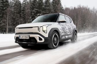 Prototip je v hudem skandinavskem mrazu ugnal serijske avtomobile #foto