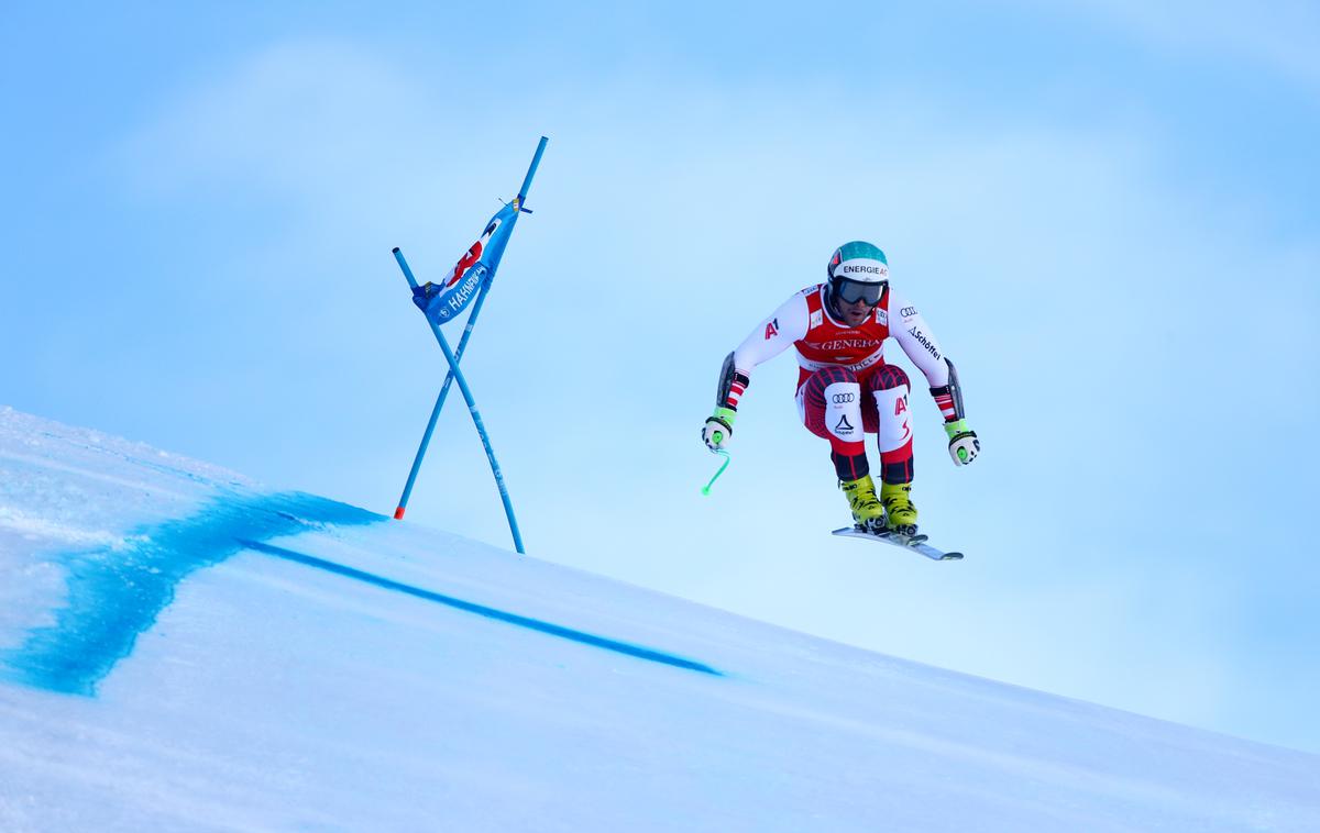 Vincent Kriechmayr | Avstrijec Vincent Kriechmayr je bil najhitrejši na drugem treningu smuka v Garmisch-Partenkirchnu. | Foto Reuters