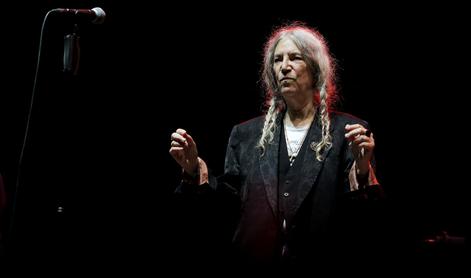 Glasbena ikona Patti Smith na beneškem Trgu svetega Marka